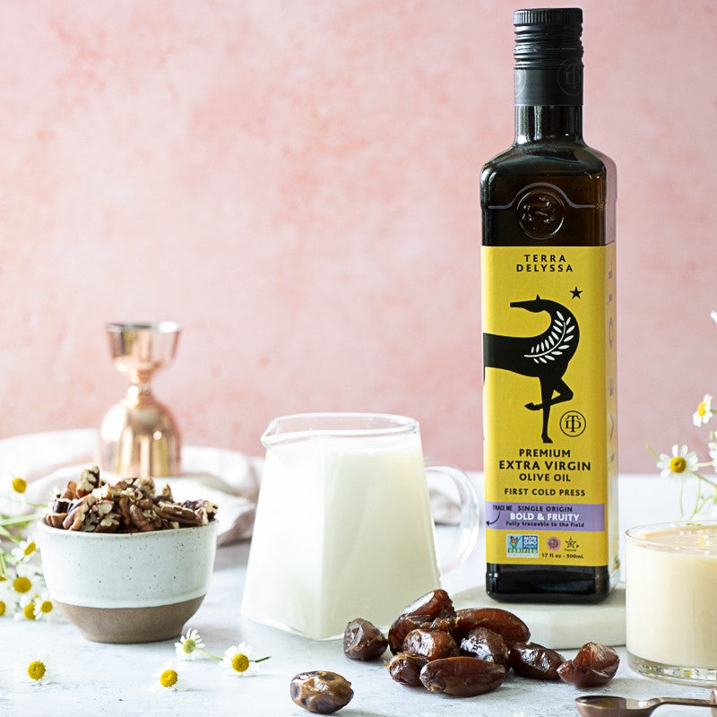 Olive Oil, Dates, Pecan & Rum Ice Cream
