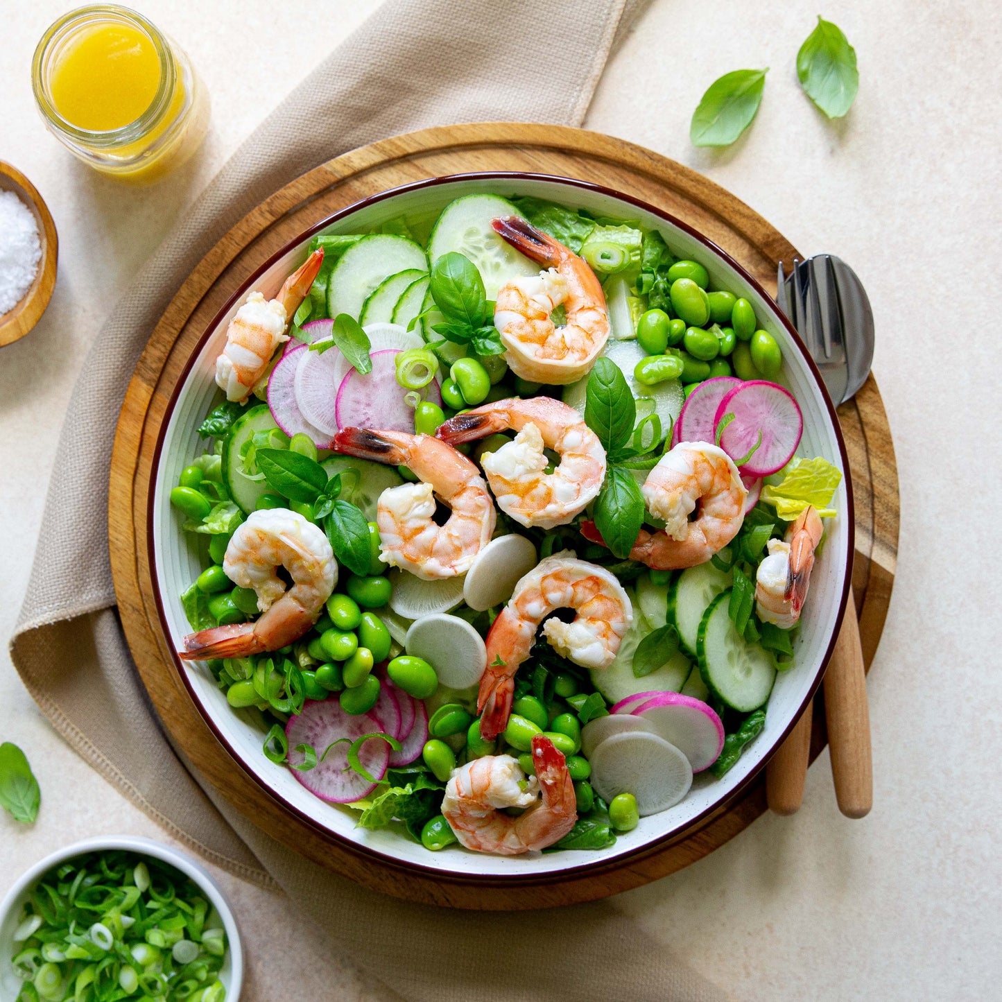 Spicy Spring Shrimp Salad