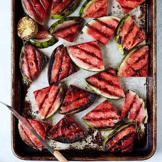 
                  
                    Grilled Watermelon Salad With Arugula, Feta And Charred Limes
                  
                