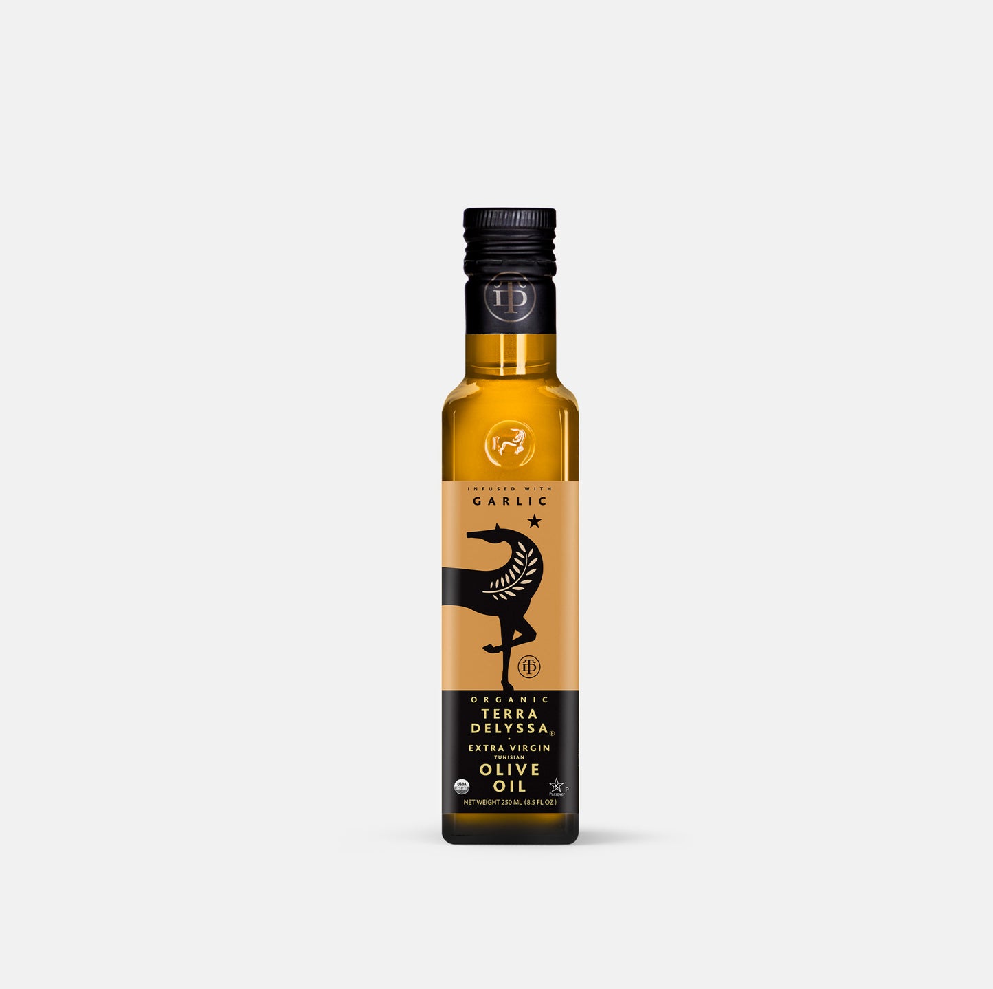 Huile d'olive extra vierge infusée à l'ail
