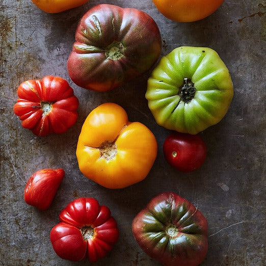 Chilled Roasted Heirloom Tomato Soup