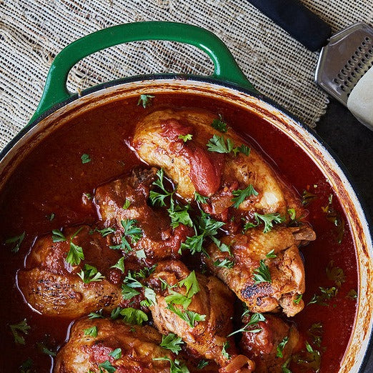 Chicken Kapama (Greek Braised Cinnamon Chicken)