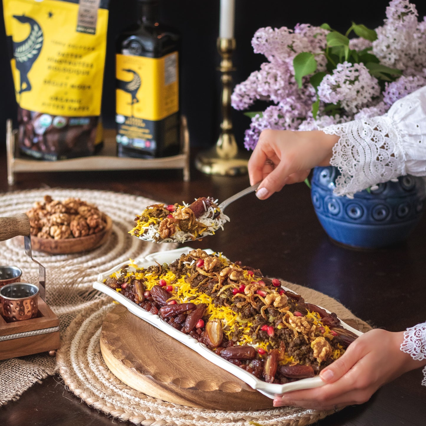 Riz méditerranéen aux lentilles