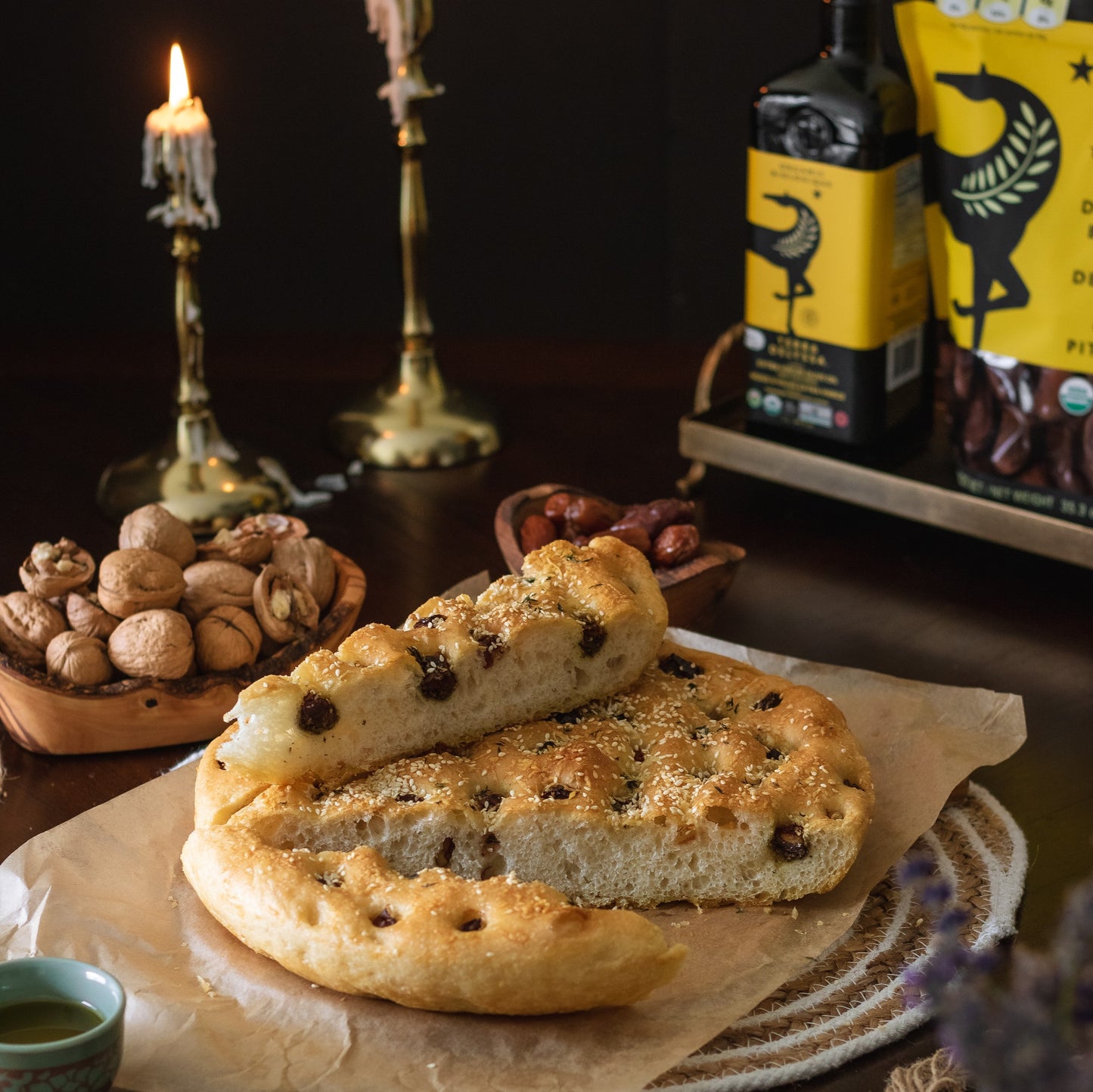 Focaccia aux dattes Terra Delyssa Deglet Nour