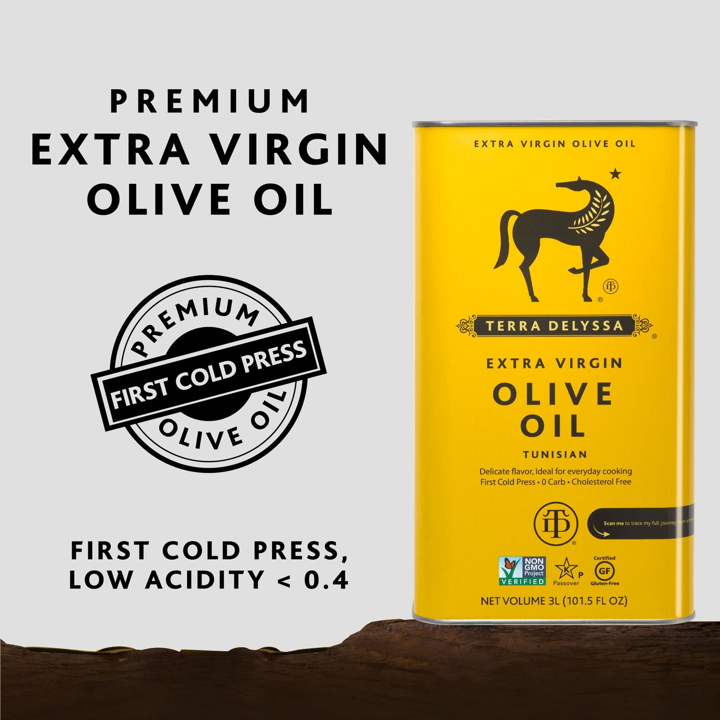 Smooth Extra Virgin Olive Oil Tin