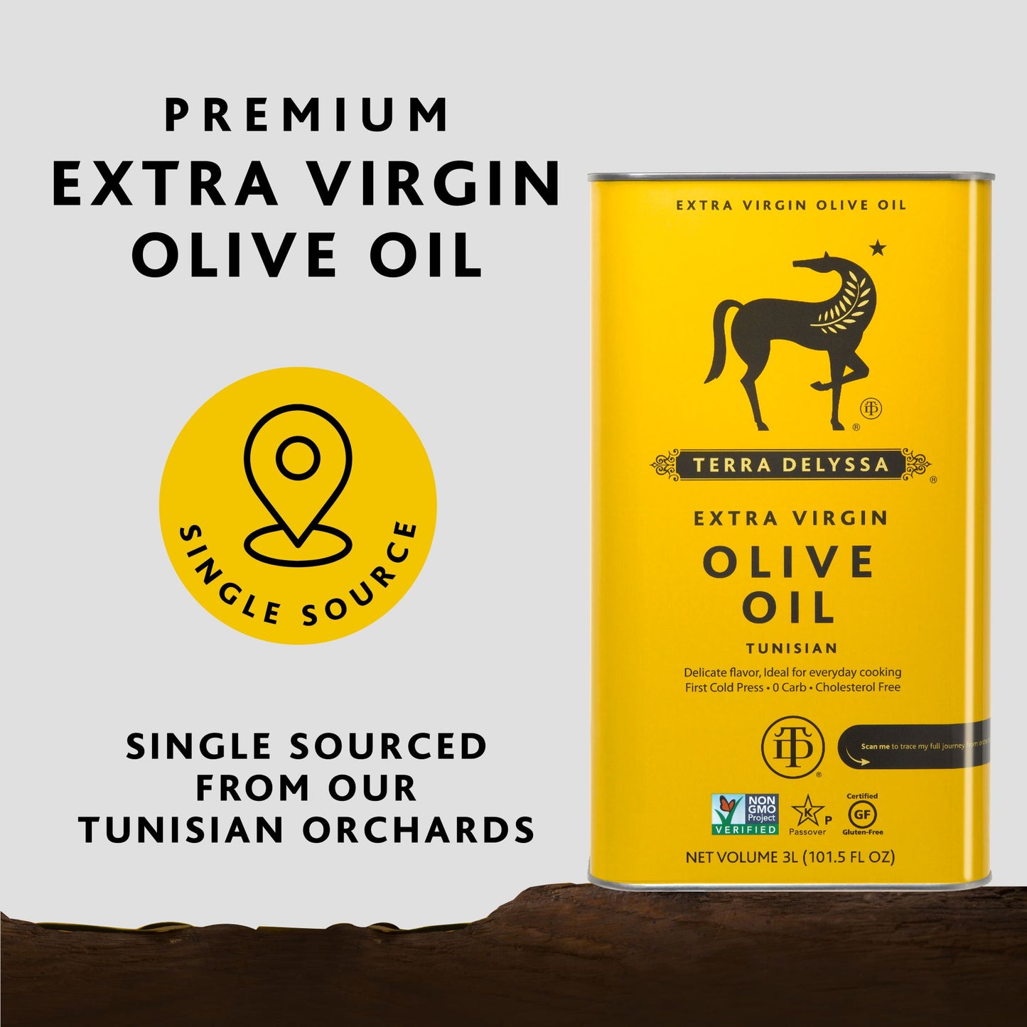 Smooth Extra Virgin Olive Oil Tin