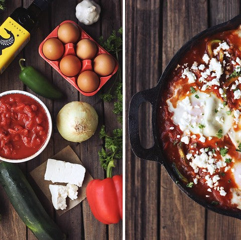 Zucchini Noodle Shakshuka