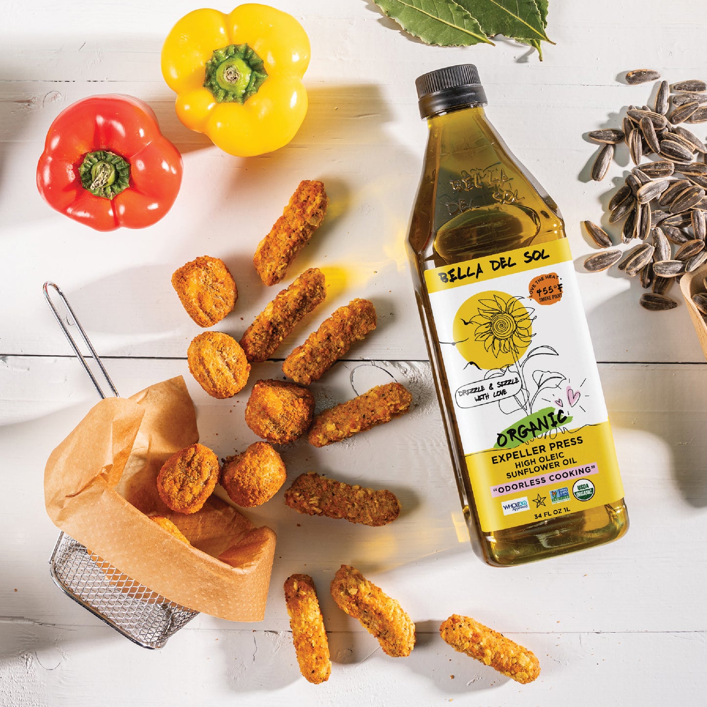 
                  
                    Bella Del Sol Organic High Oleic Sunflower Oil
                  
                