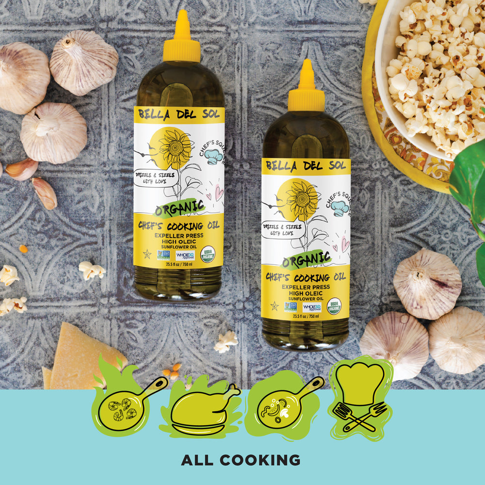 Bella Del Sol Squeezable Organic High Oleic Sunflower Oil | TERRA