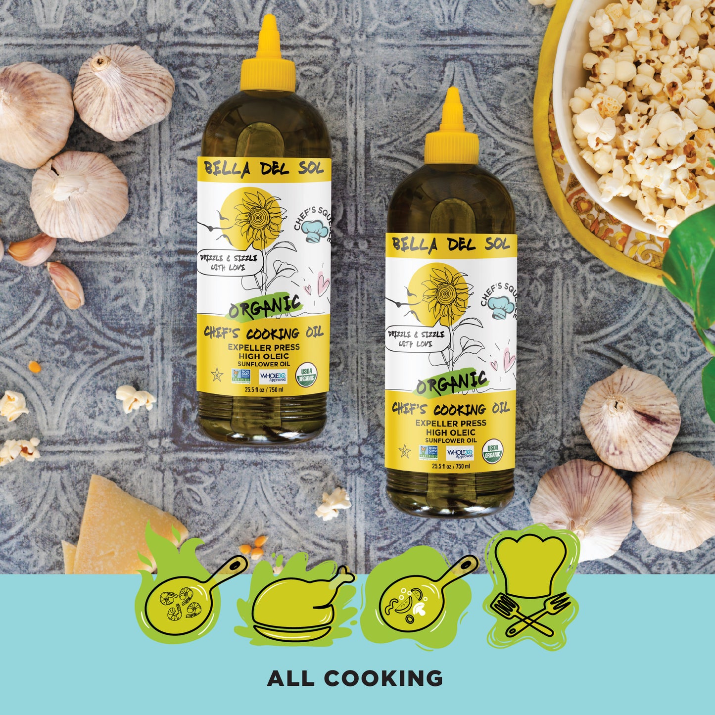 
                  
                    Bella Del Sol Squeezable Organic High Oleic Sunflower Oil
                  
                