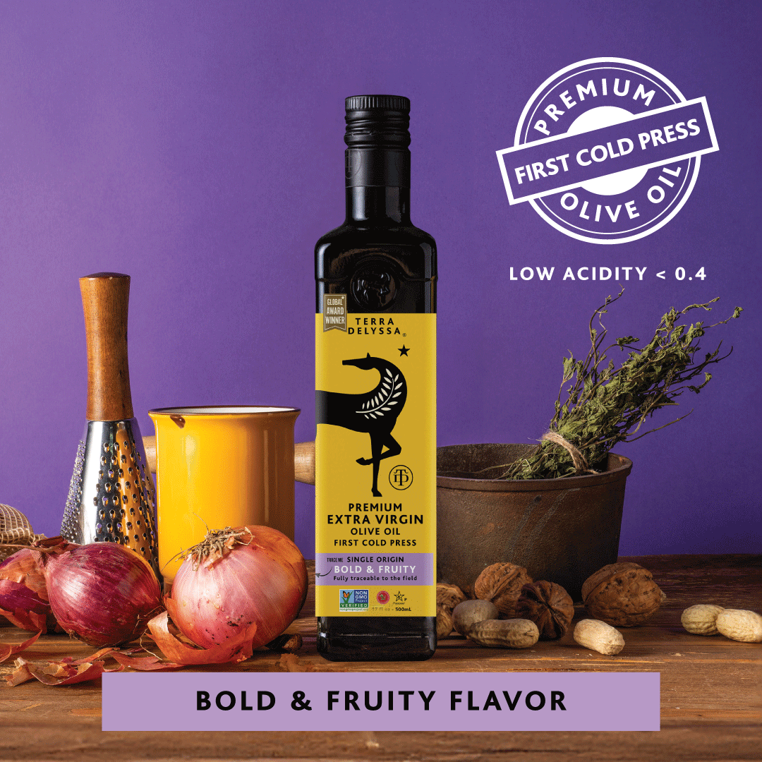 
                  
                    Terra Delyssa Bold & Fruity Extra Virgin Olive Oil
                  
                