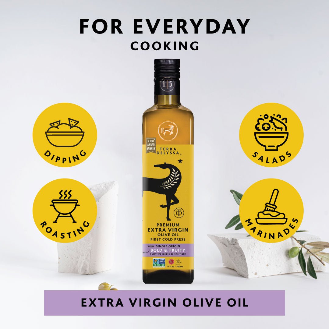 
                  
                    Terra Delyssa Bold & Fruity Extra Virgin Olive Oil
                  
                