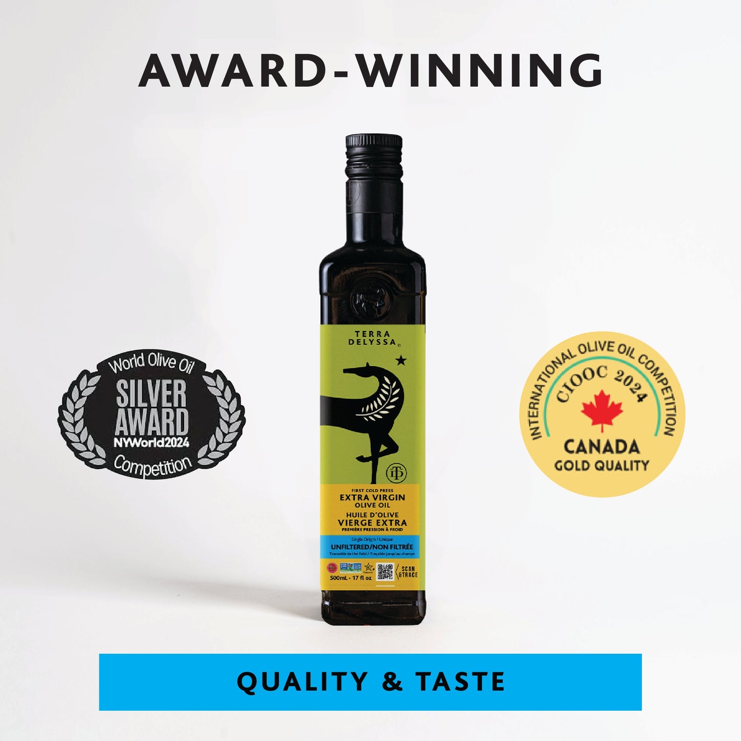 
                  
                    Unfiltered Extra Virgin Olive Oil
                  
                