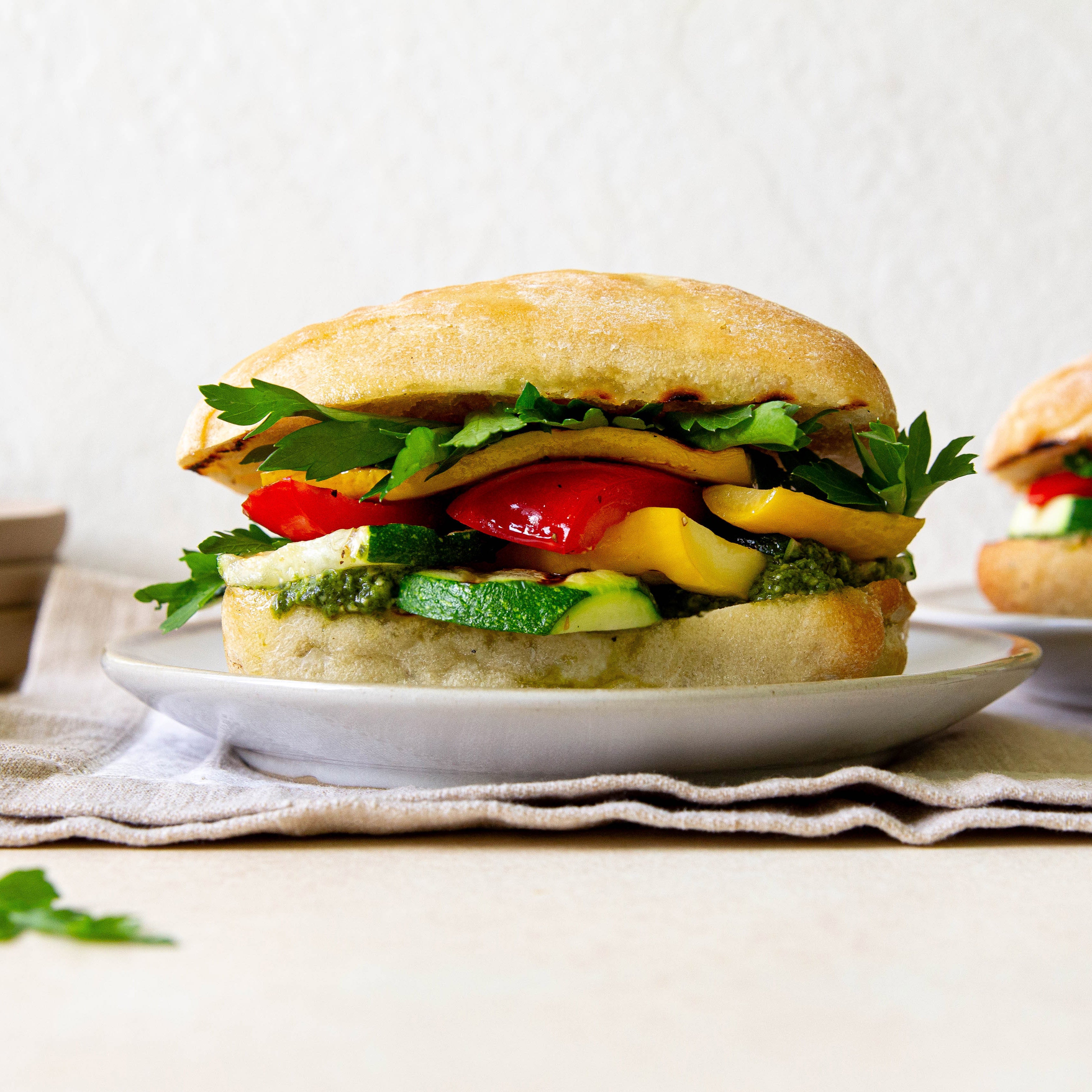 Summer Vegetable Ciabatta Sandwich | TERRA DELYSSA US