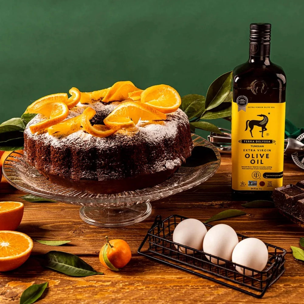 Gâteau à l'huile d'olive et à l'orange 