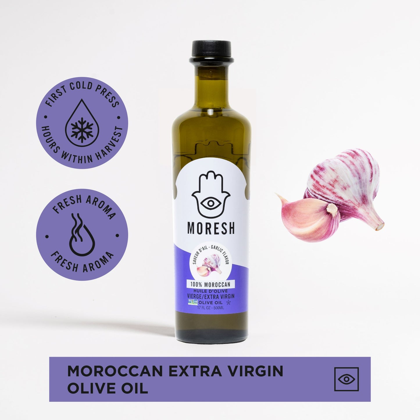 
                  
                    Moresh Garlic Flavored Olive Oil
                  
                