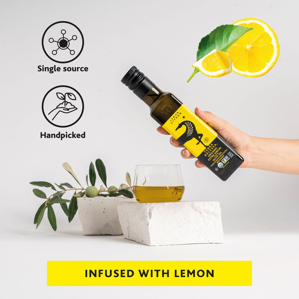 
                  
                    Lemon Infused Extra Virgin Olive Oil
                  
                