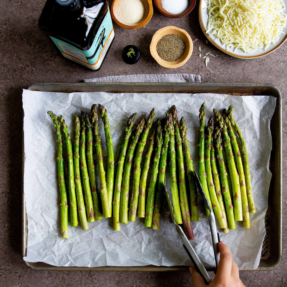 
                  
                    Oven Roasted Cheesy Asparagus
                  
                